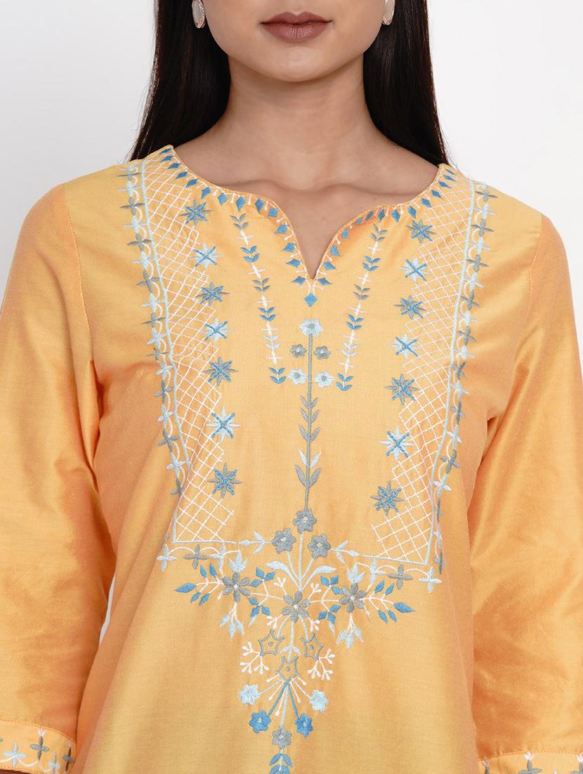 women's straight kurta - 19293535 - Standard Image - 5