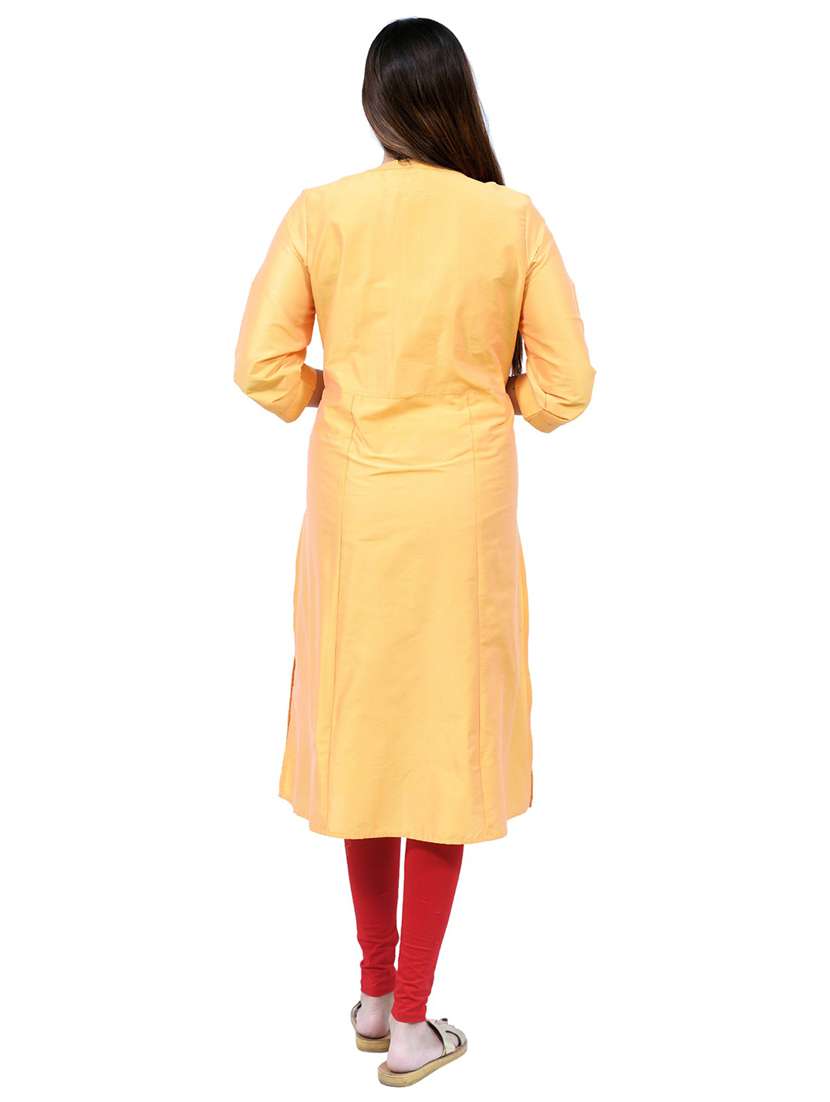 women's straight kurta - 19293542 -  Standard Image - 3