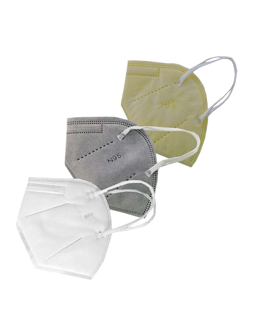 women solid face mask combo
