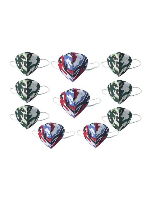 women printed face mask combo - 19293694 -  Standard Image - 0
