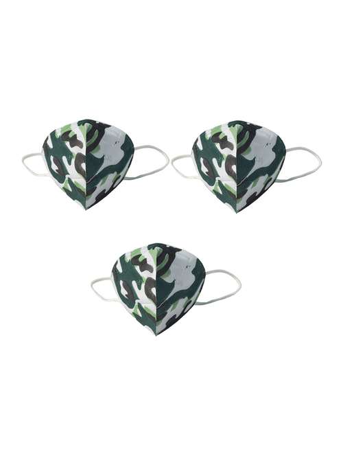 women printed face mask combo - 19293705 - Standard Image - 0