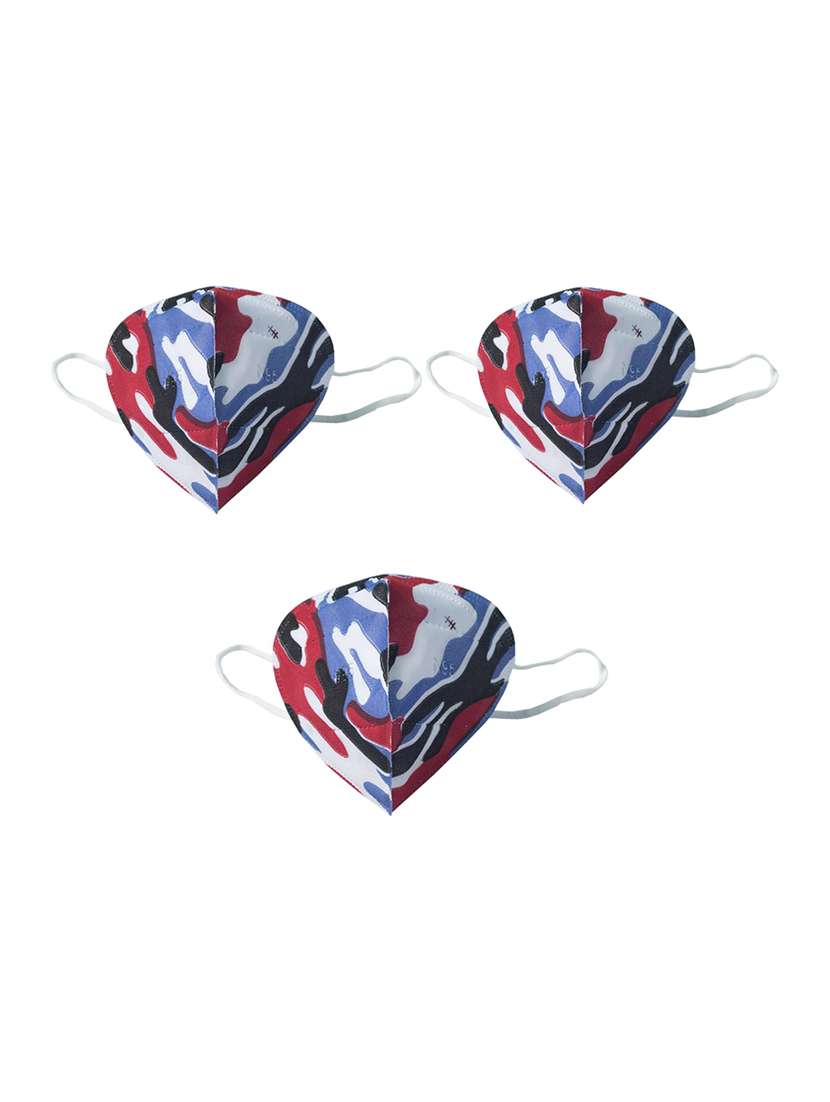 women printed face mask combo - 19293714 -  Zoom Image - 0