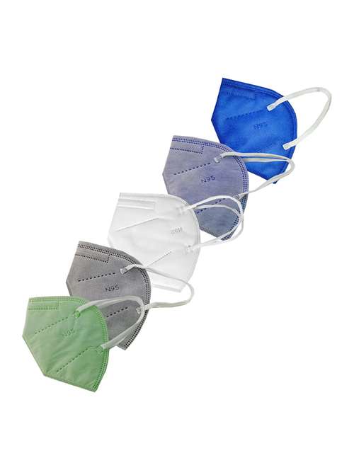 women solid face mask combo - 19293729 - Standard Image - 0