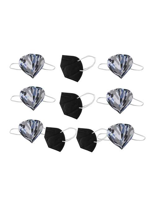 women printed face mask combo - 19293744 -  Standard Image - 0