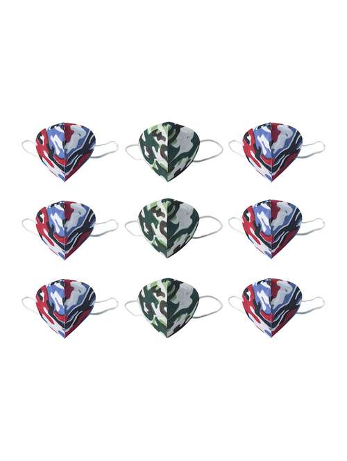 women printed face mask combo - 19293757 -  Standard Image - 0