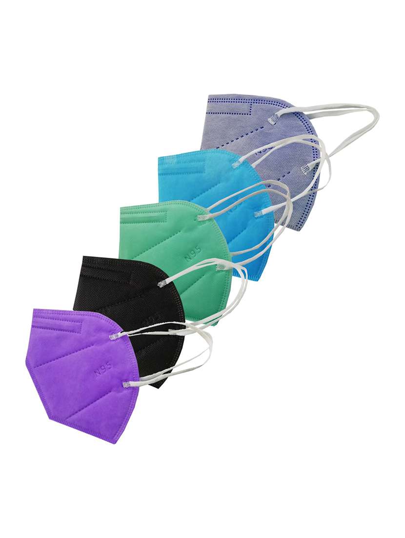 women solid face mask combo - 19293823 -  Zoom Image - 0
