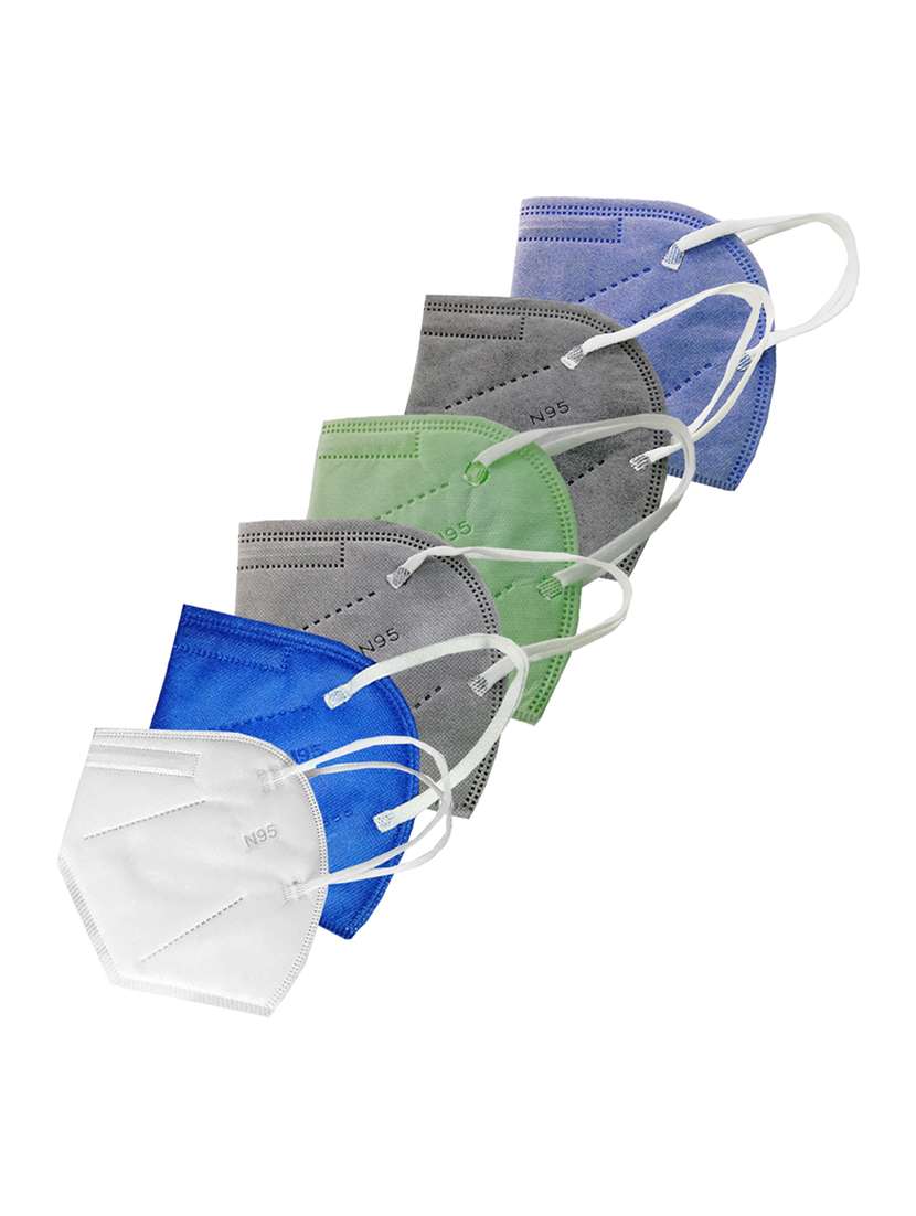 women solid face mask combo
