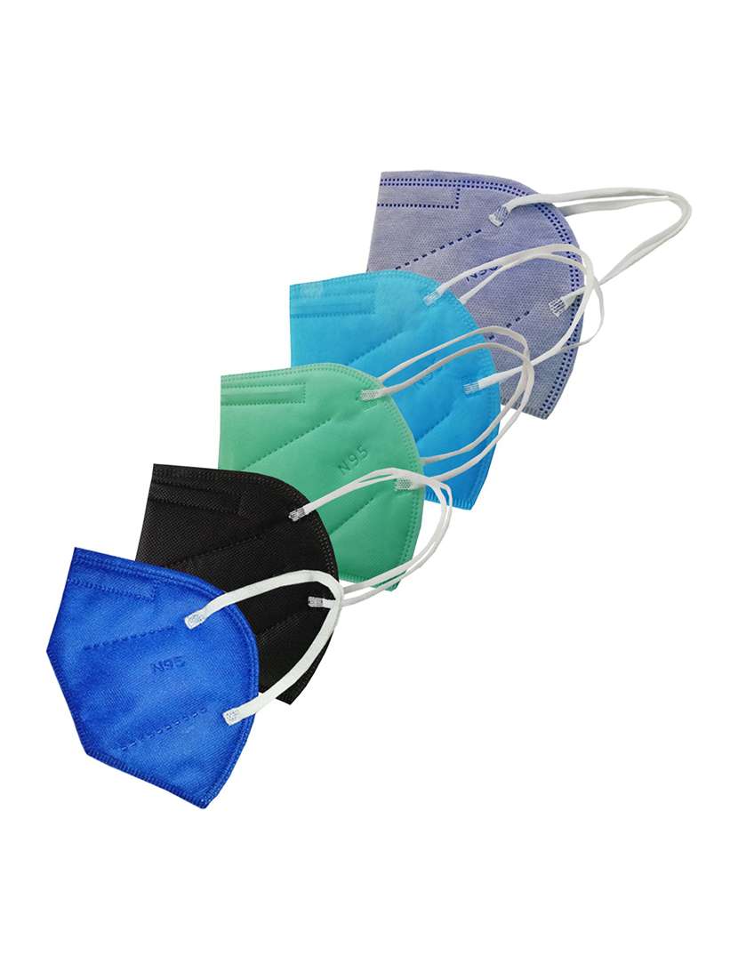 women solid face mask combo