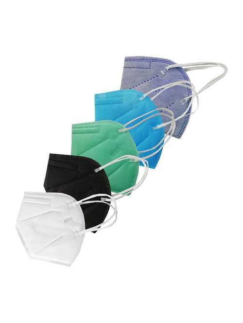 women solid face mask combo - 19293841 - Standard Image - 0