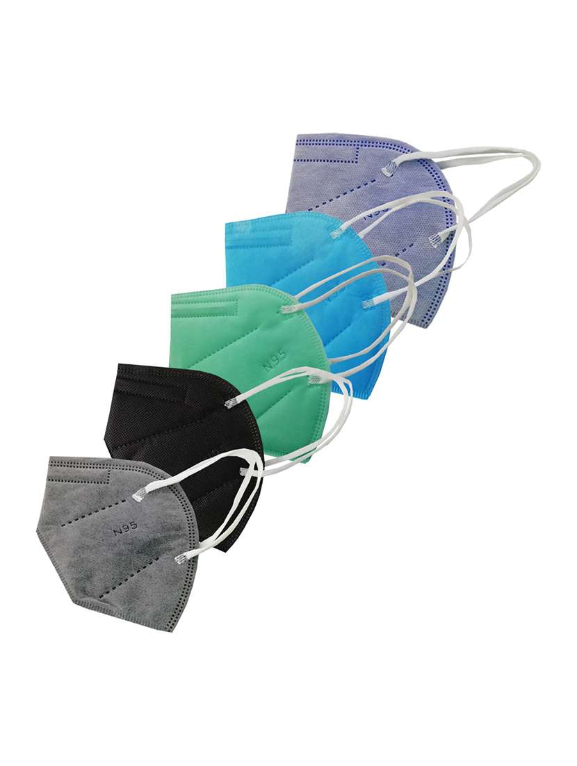 women solid face mask combo - 19293844 -  Zoom Image - 0