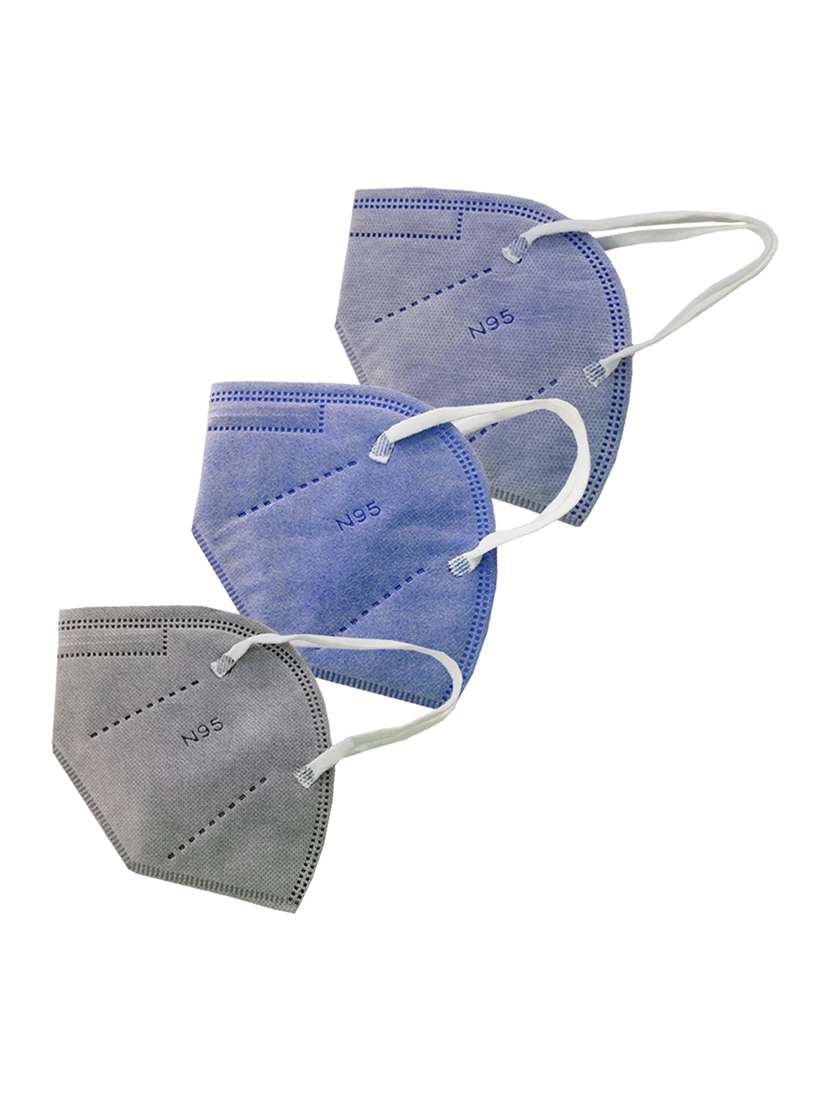 women solid face mask combo