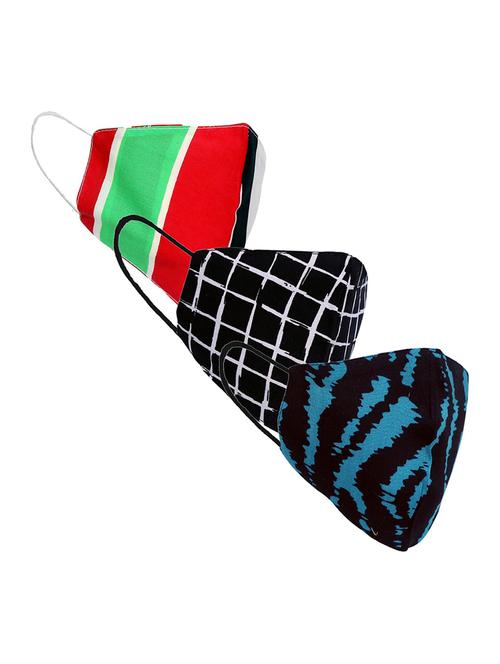 women printed face mask combo - 19293851 -  Standard Image - 0
