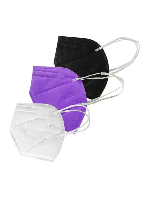 women solid face mask combo - 19293862 - Standard Image - 0