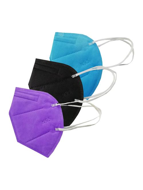 women solid face mask combo - 19293871 - Standard Image - 0