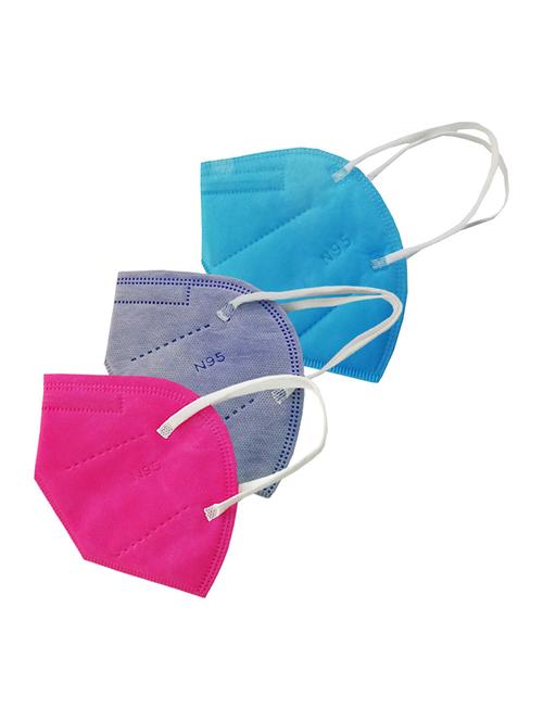 women solid face mask combo - 19293878 -  Standard Image - 0