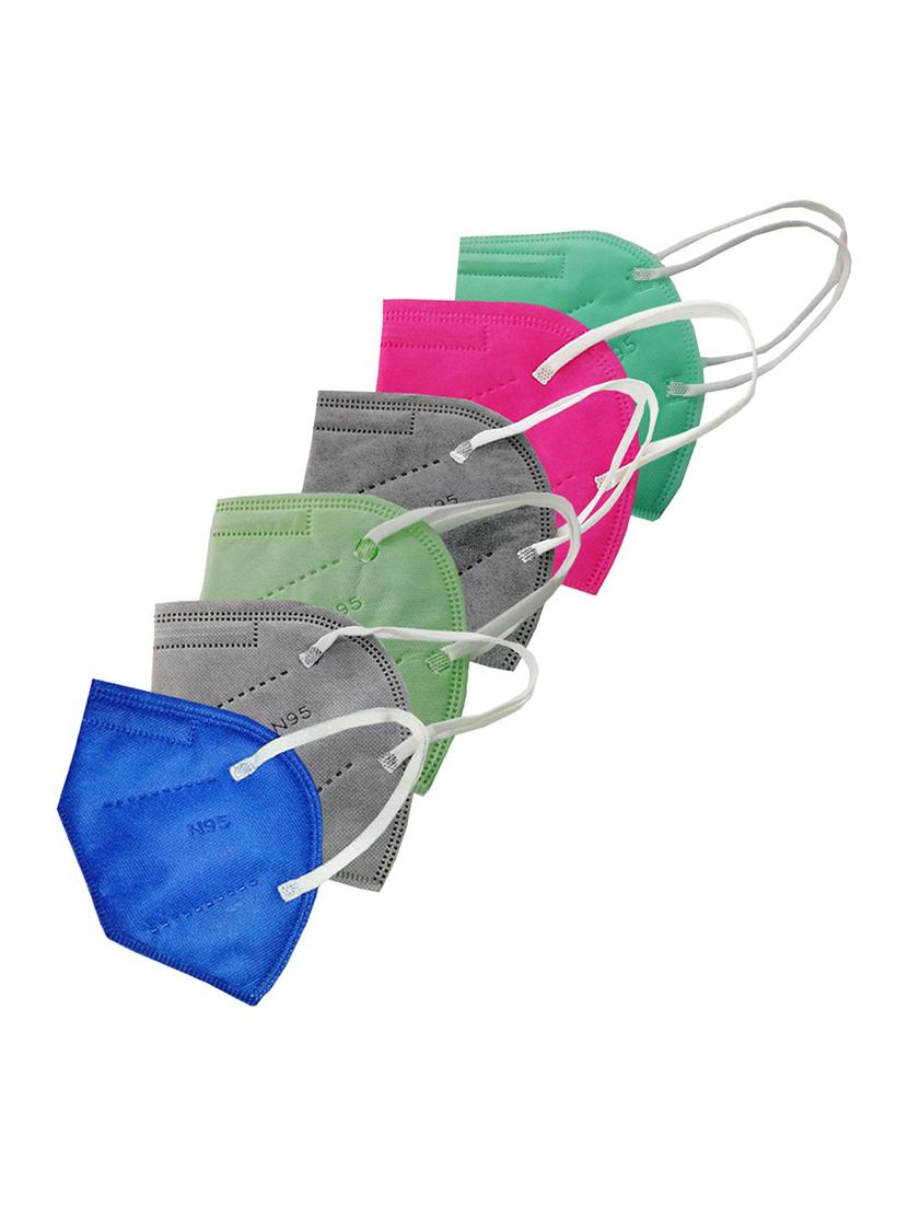 women solid face mask combo