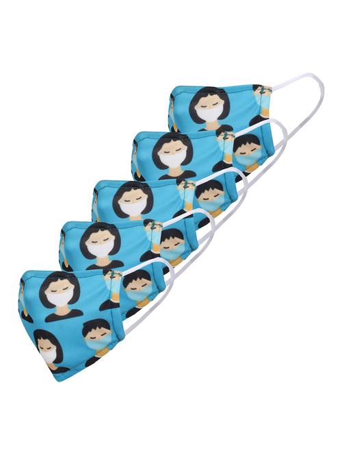 printed women face mask combo - 19293910 - Standard Image - 0