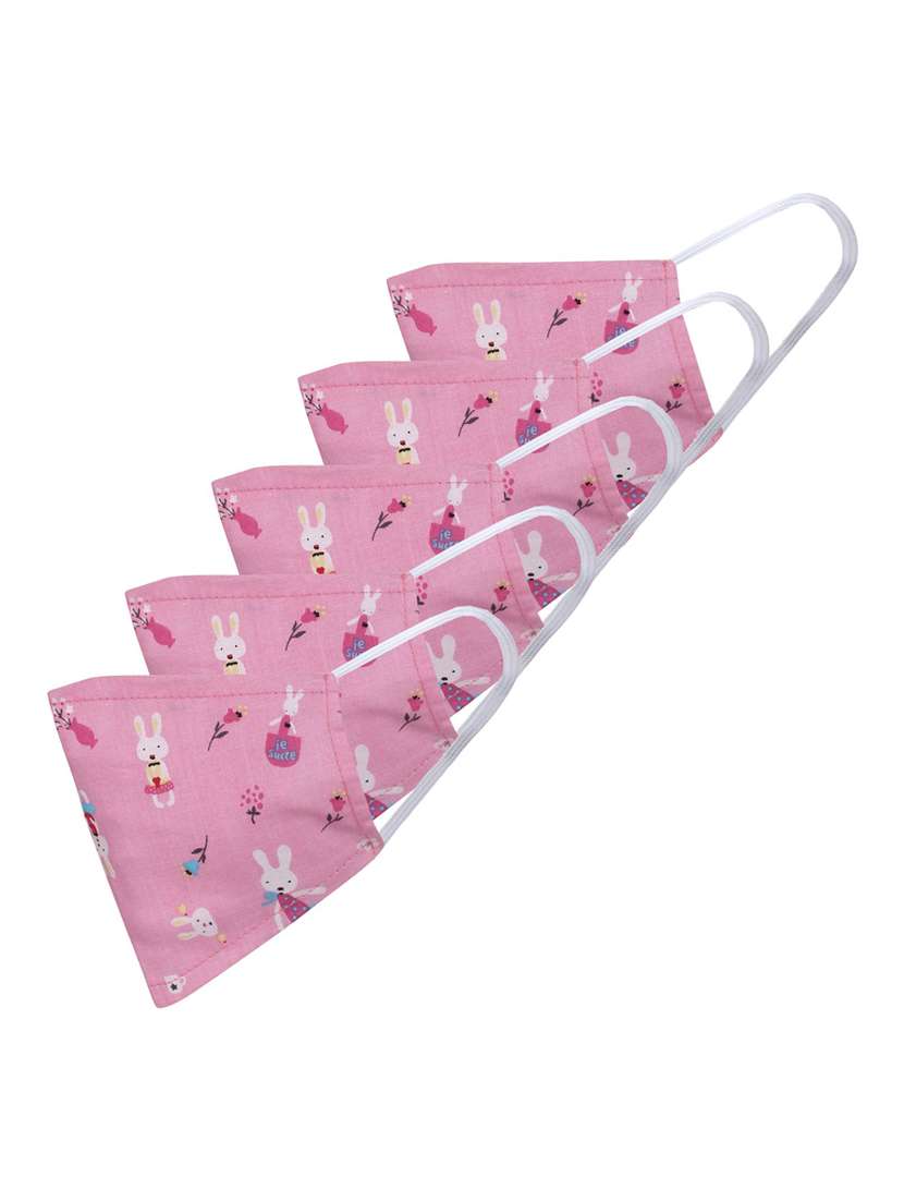 printed women face mask combo