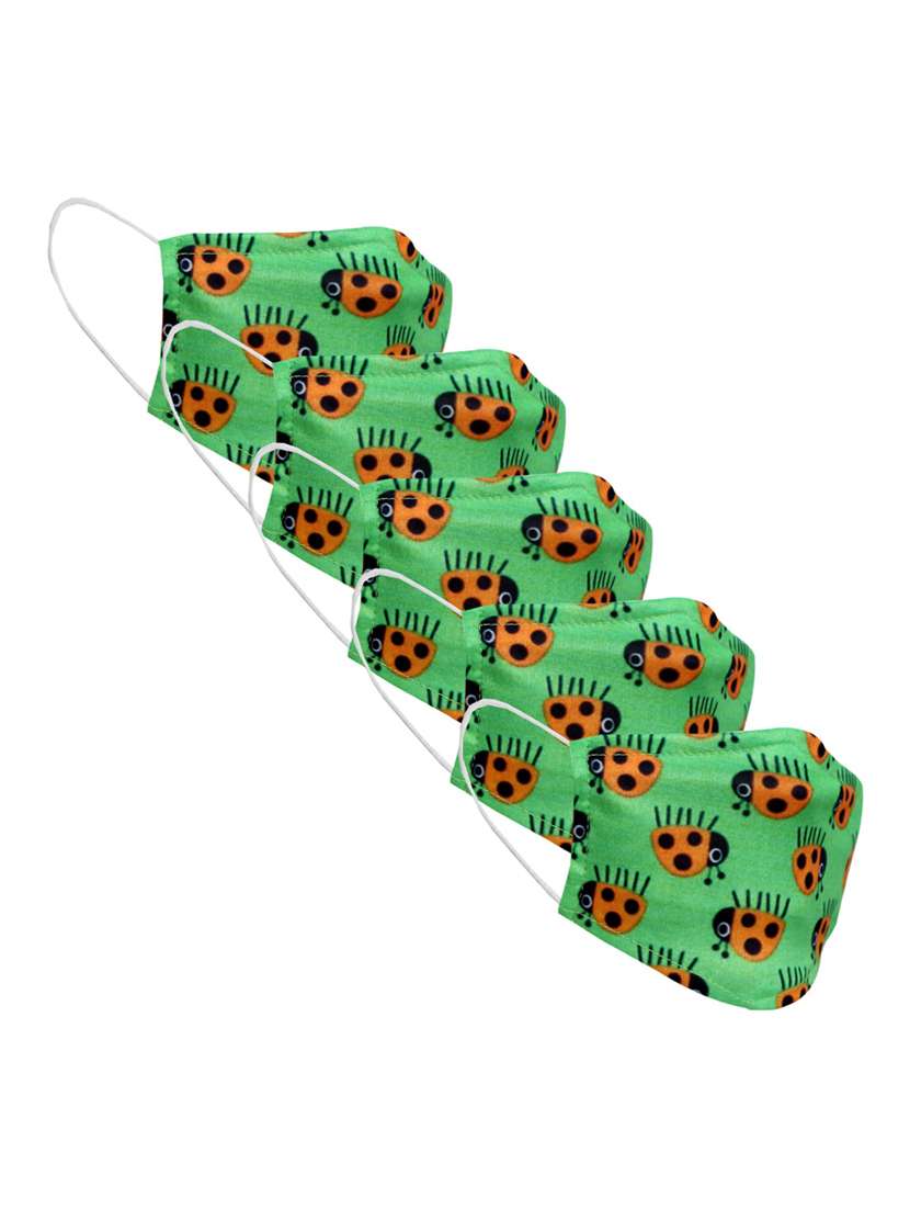 printed women face mask combo