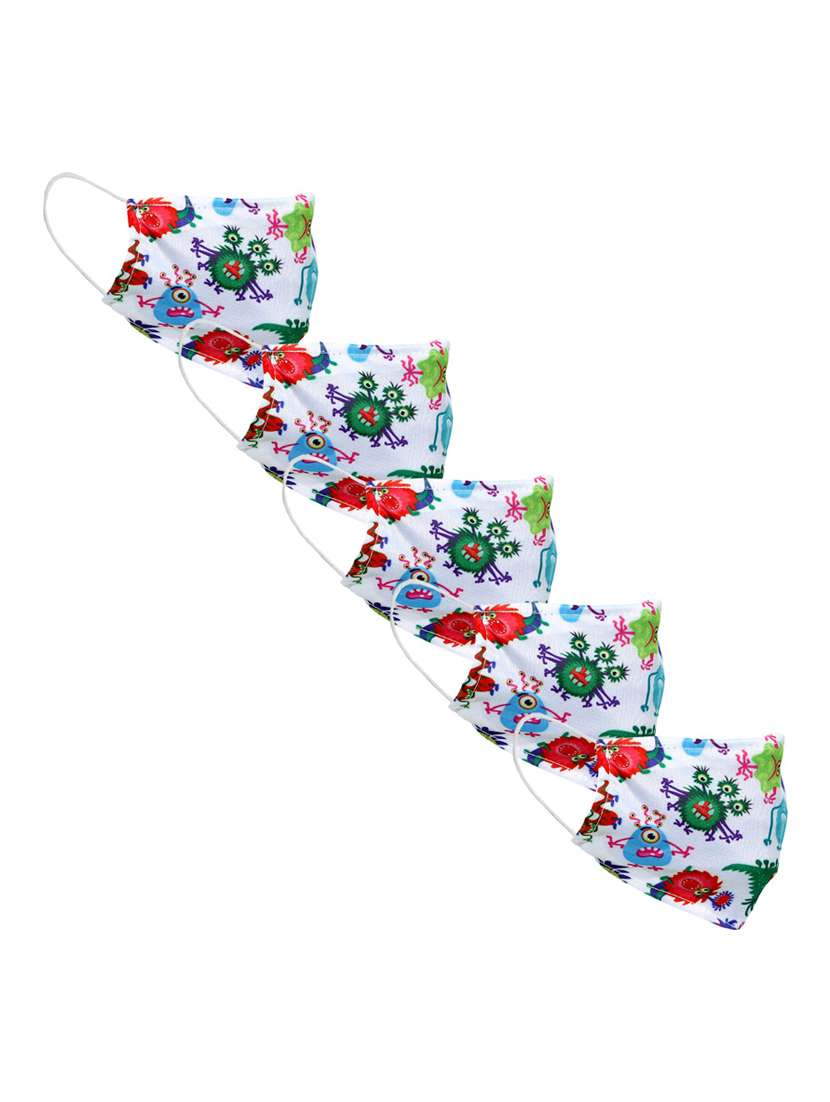 printed women face mask combo