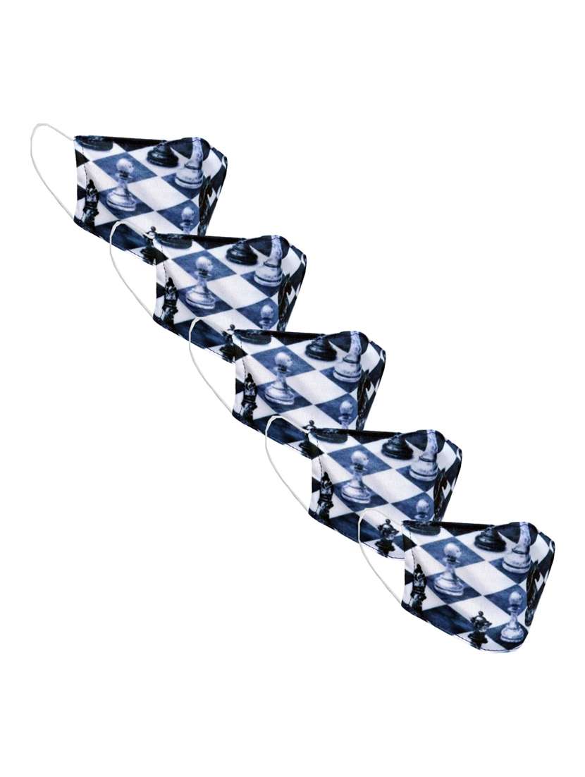 printed women face mask combo