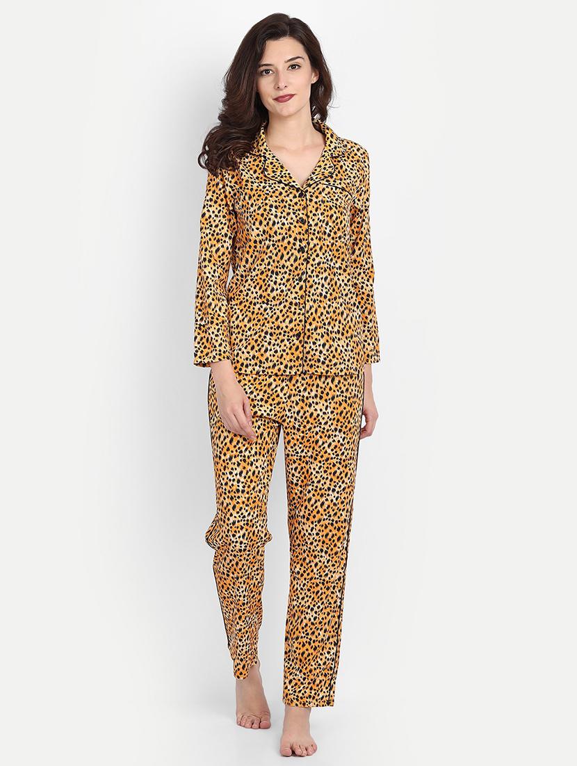 women printed night suit set - 19294003 -  Zoom Image - 0