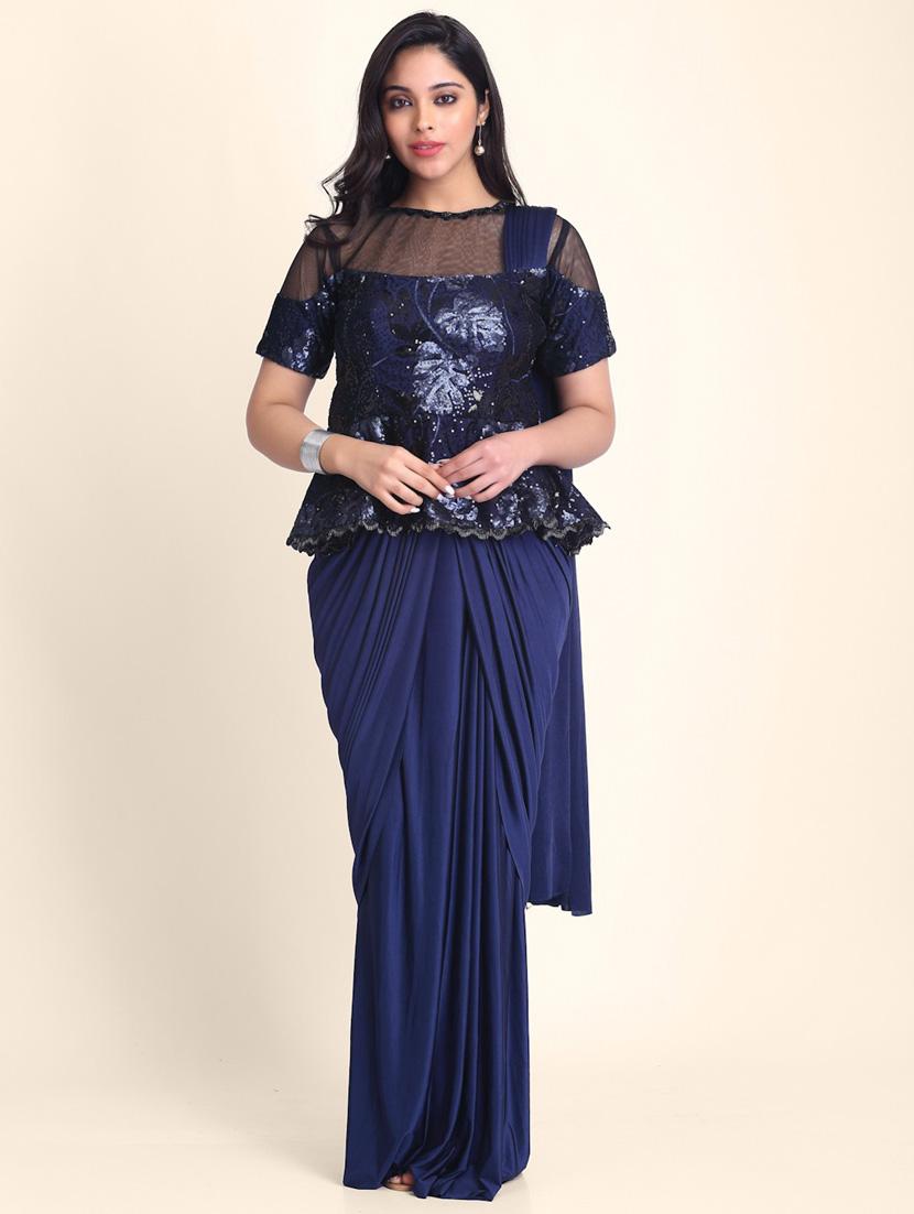 self designed leheriya saree with blouse - 19294127 -  Zoom Image - 0