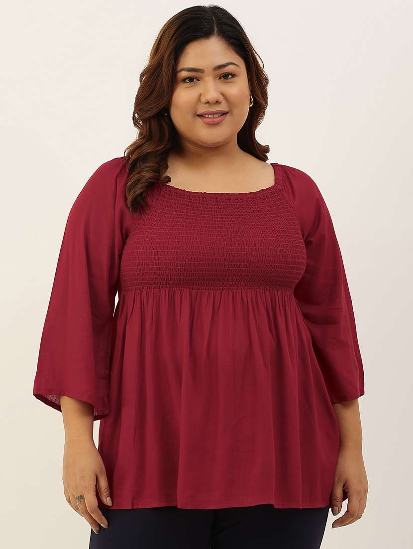 women's peplum round neck top