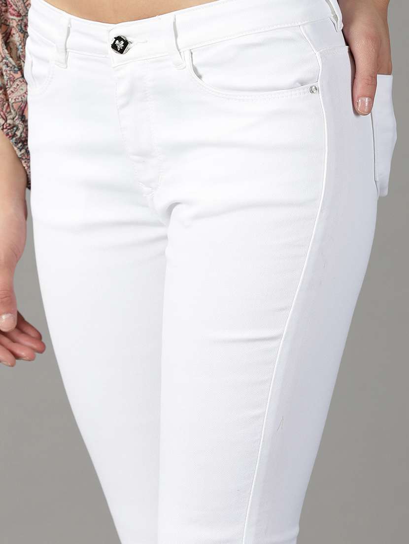women's plain slim fit jeans - 19294623 -  Standard Image - 5
