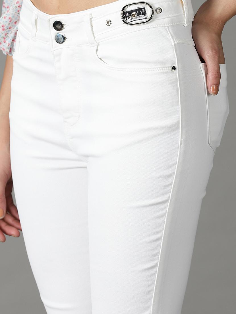women's plain slim fit jeans - 19294643 - Standard Image - 5