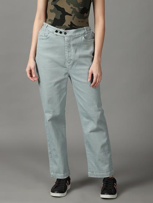 women's plain straight fit jeans - 19294644 -  Standard Image - 0