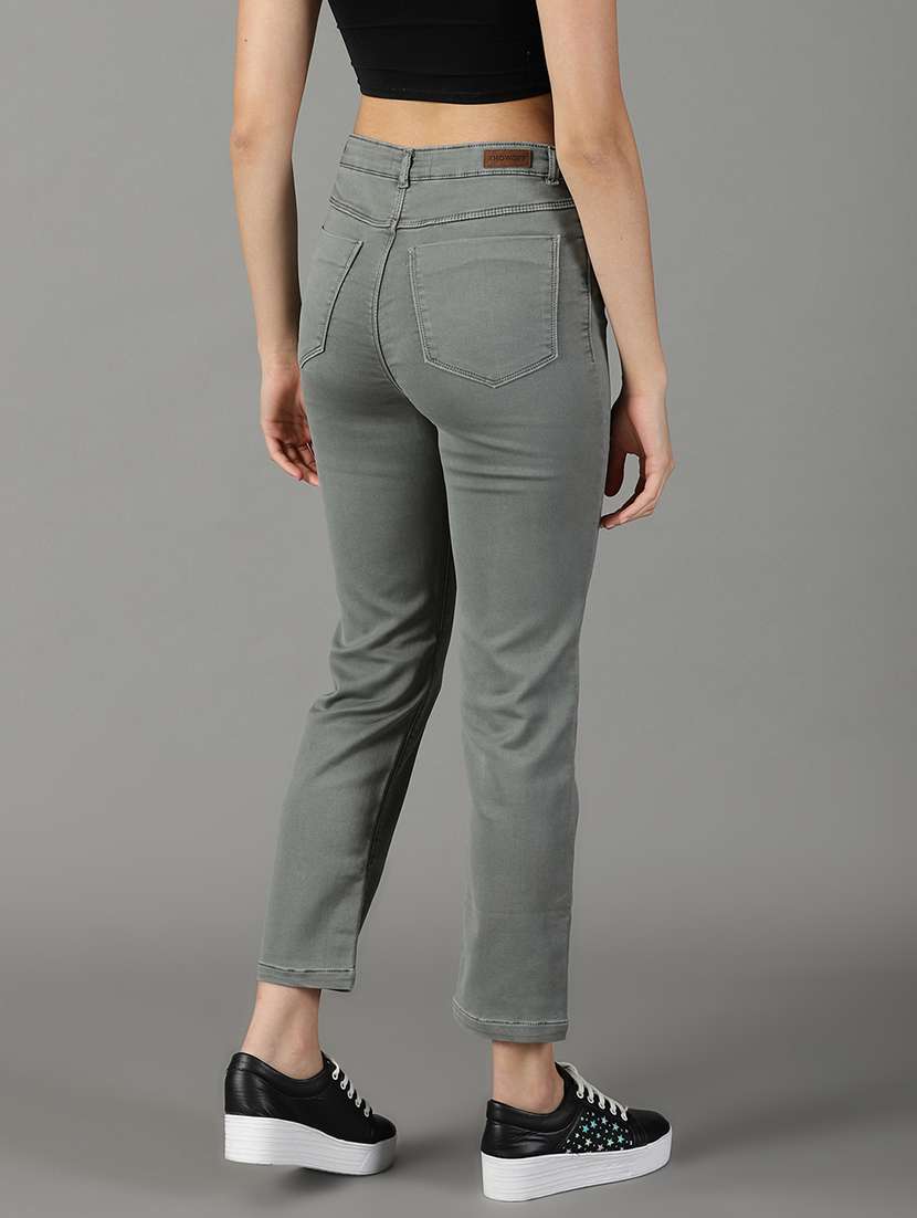 women's plain slim fit jeans - 19294680 -  Standard Image - 3