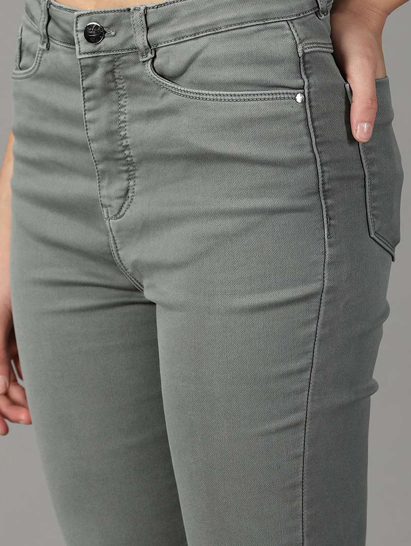 women's plain slim fit jeans - 19294680 -  Standard Image - 5