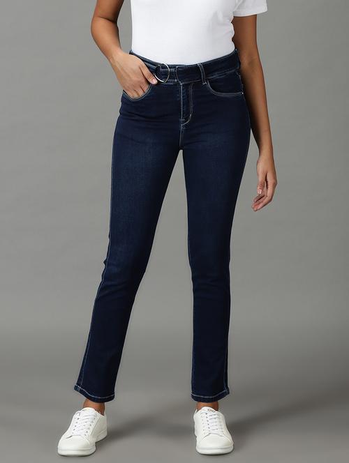 women's plain slim fit jeans - 19294696 - Standard Image - 0