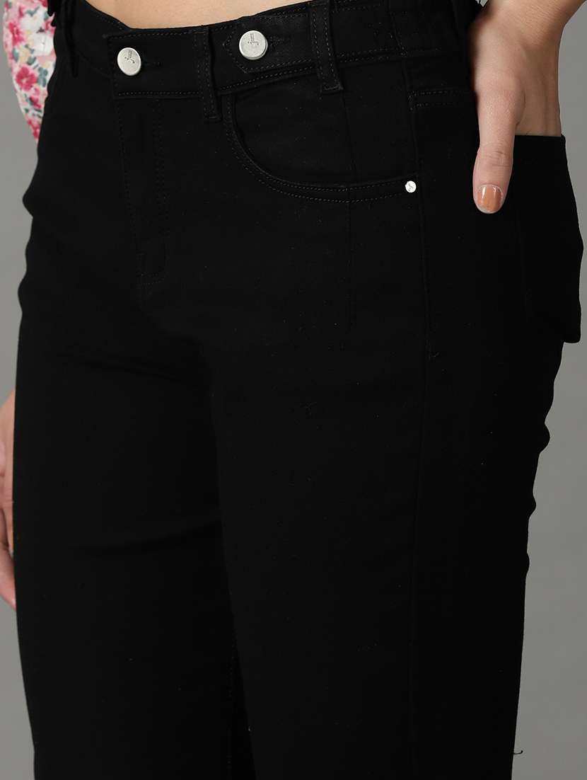 women's plain skinny fit jeans - 19294706 -  Standard Image - 5