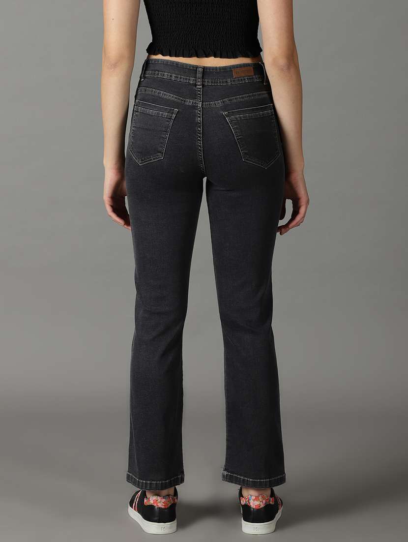 women's plain bootcut jeans - 19294729 -  Standard Image - 3