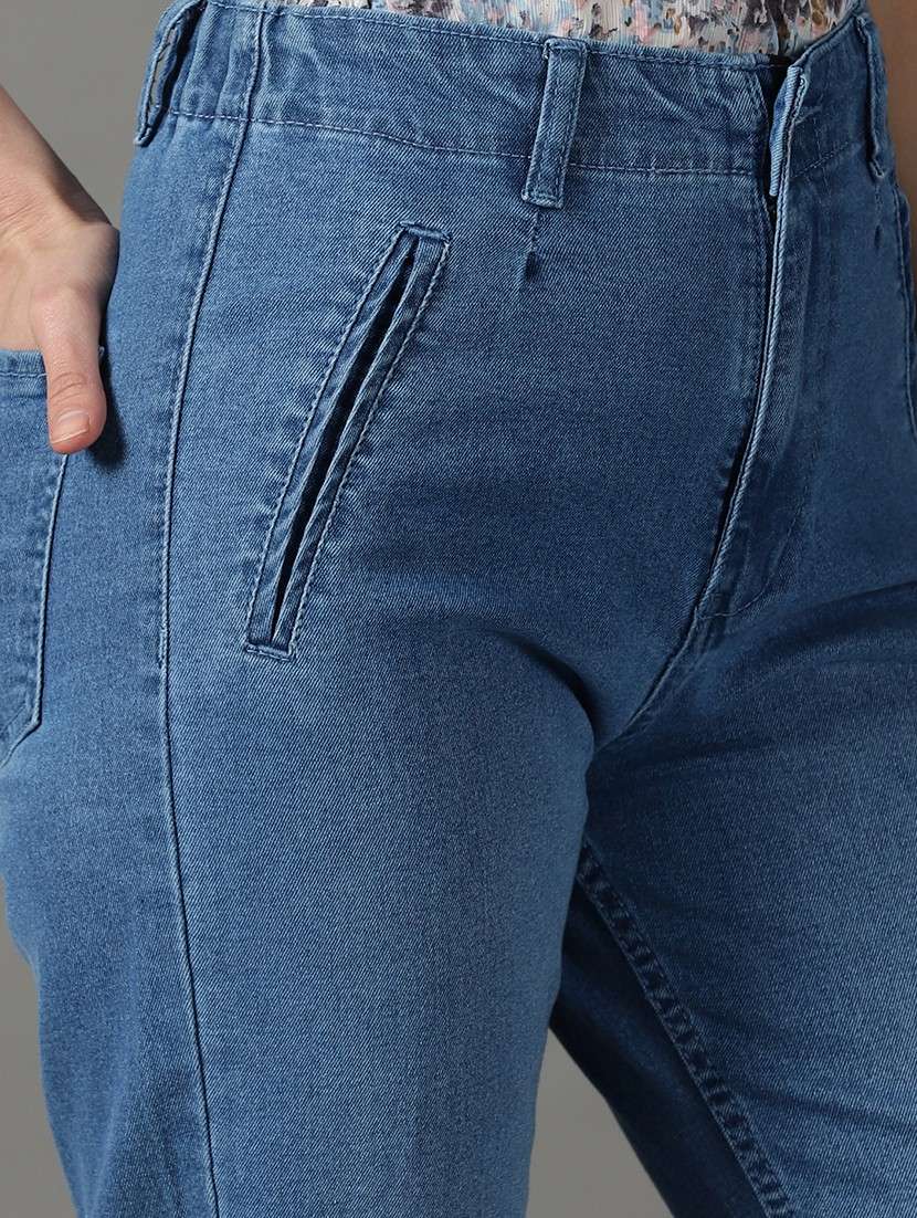 women's plain mom fit jeans - 19294797 -  Standard Image - 5