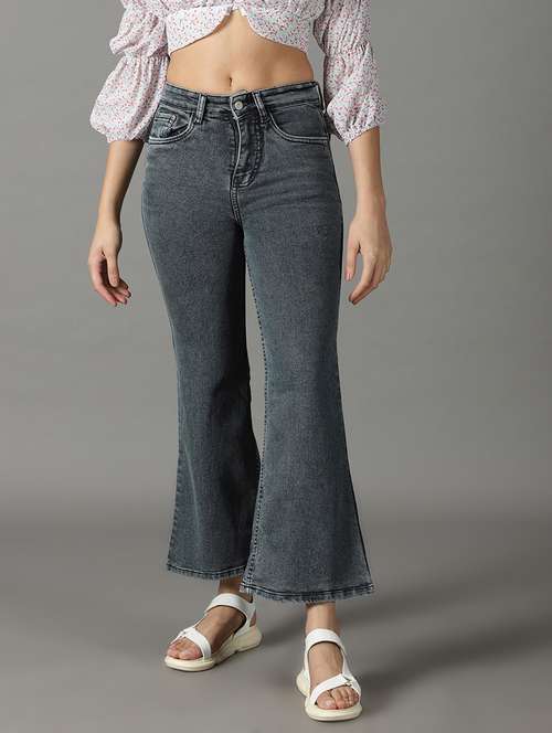 women's plain bootcut jeans - 19294808 -  Standard Image - 0