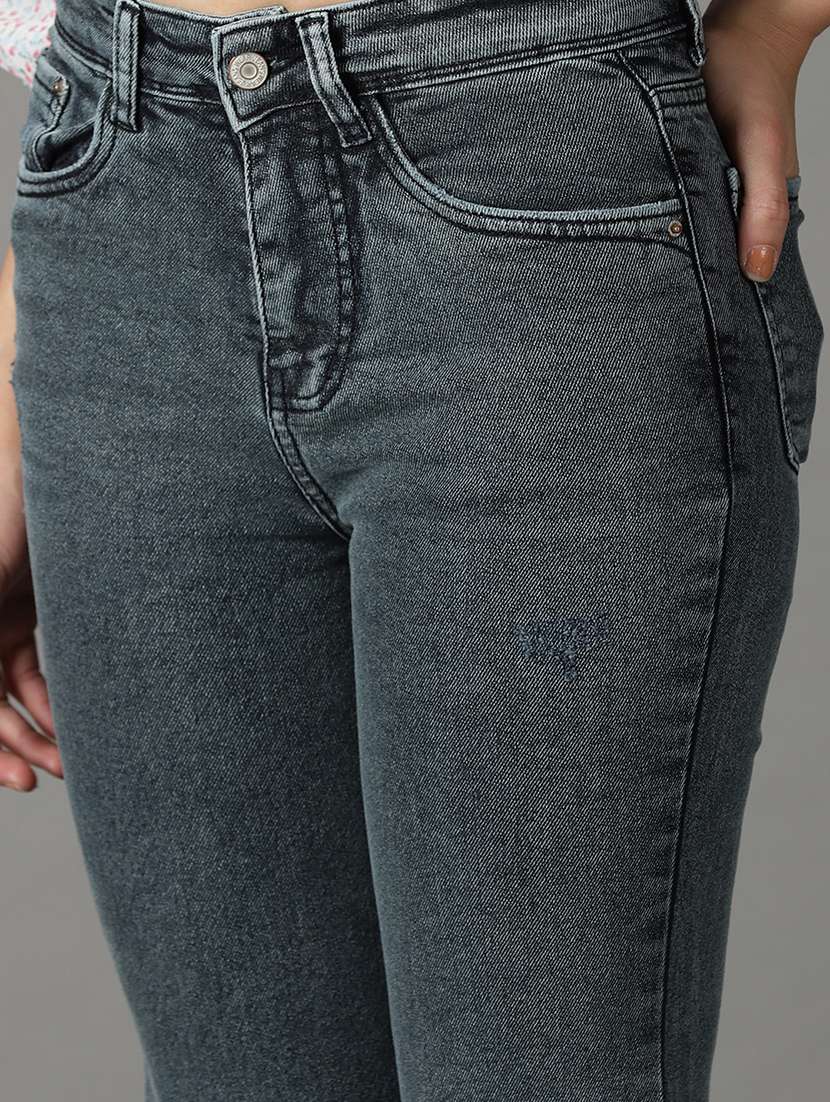 women's plain bootcut jeans - 19294808 - Standard Image - 5
