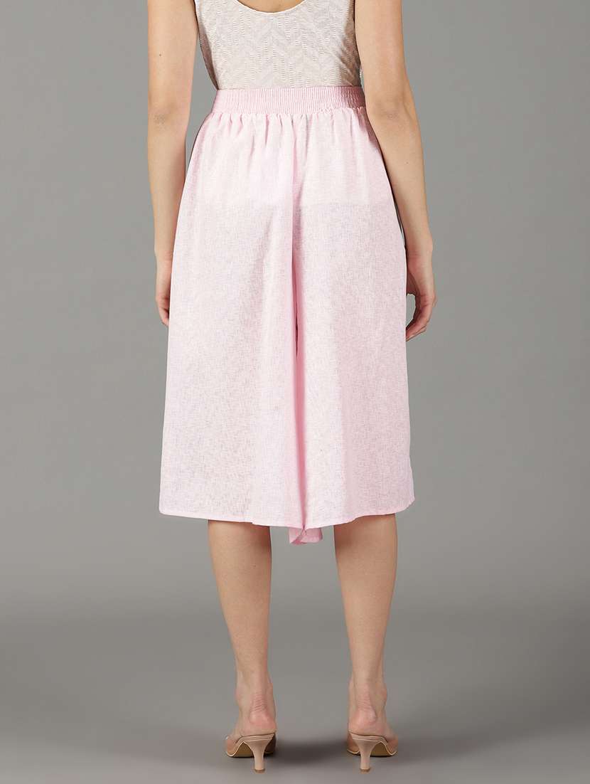 pink self design trouser - 19295297 -  Standard Image - 3