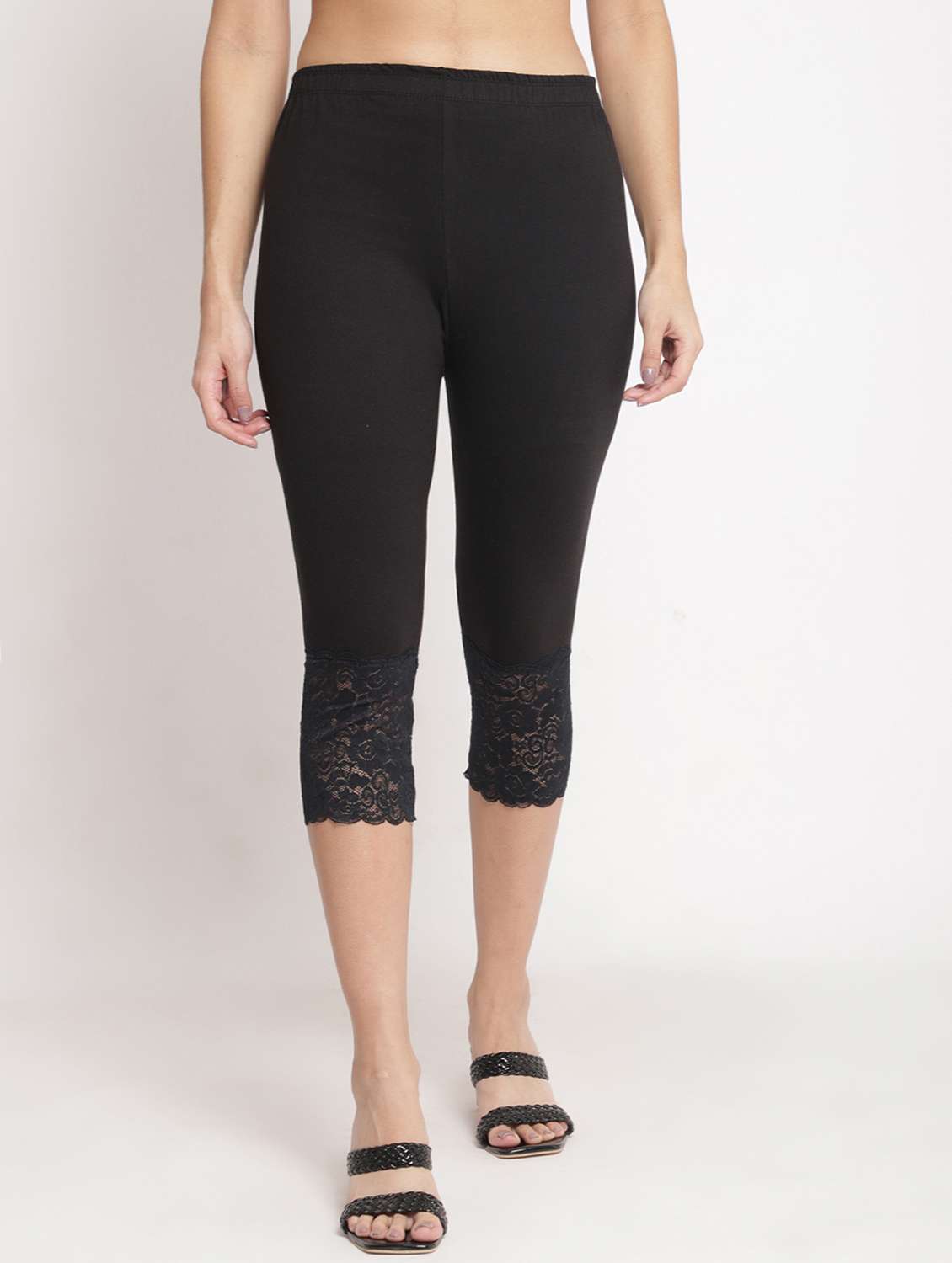 pack of 2 solid leggings capri - 19295524 - Standard Image - 3