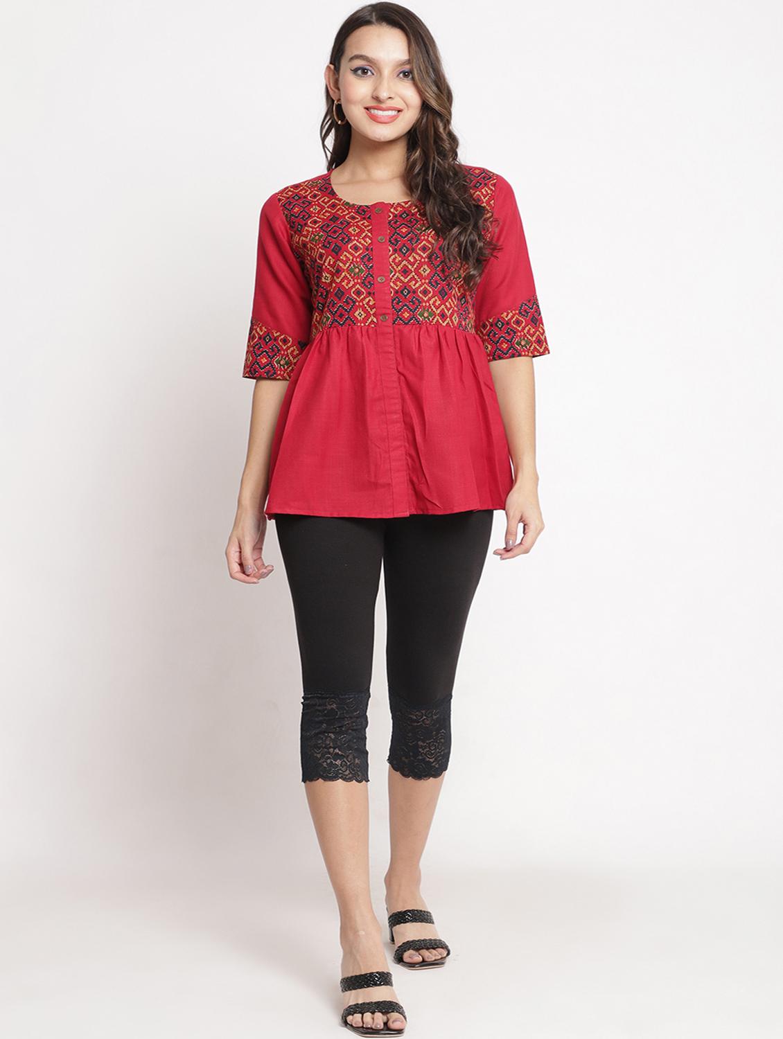 pack of 2 solid leggings capri - 19295526 - Standard Image - 5