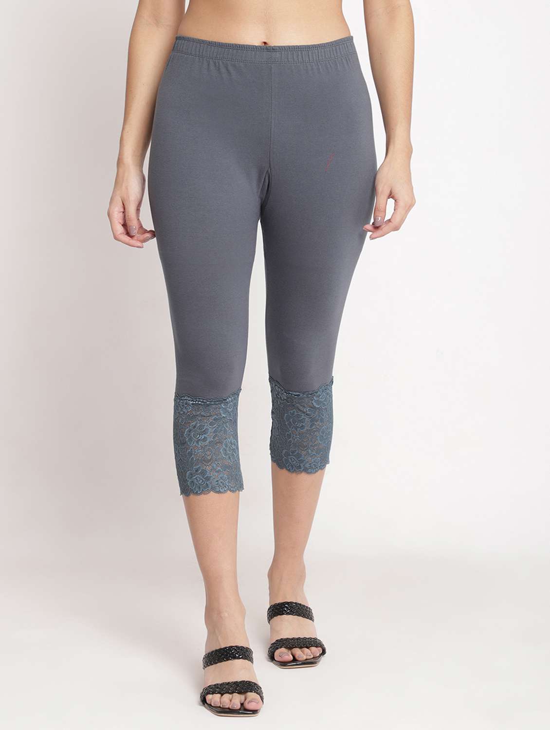 pack of 2 solid leggings capri - 19295549 - Standard Image - 3