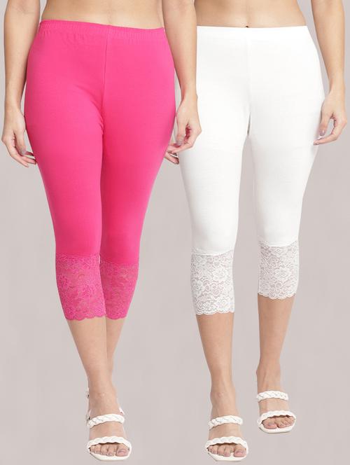pack of 2 solid leggings capri - 19295556 - Standard Image - 0
