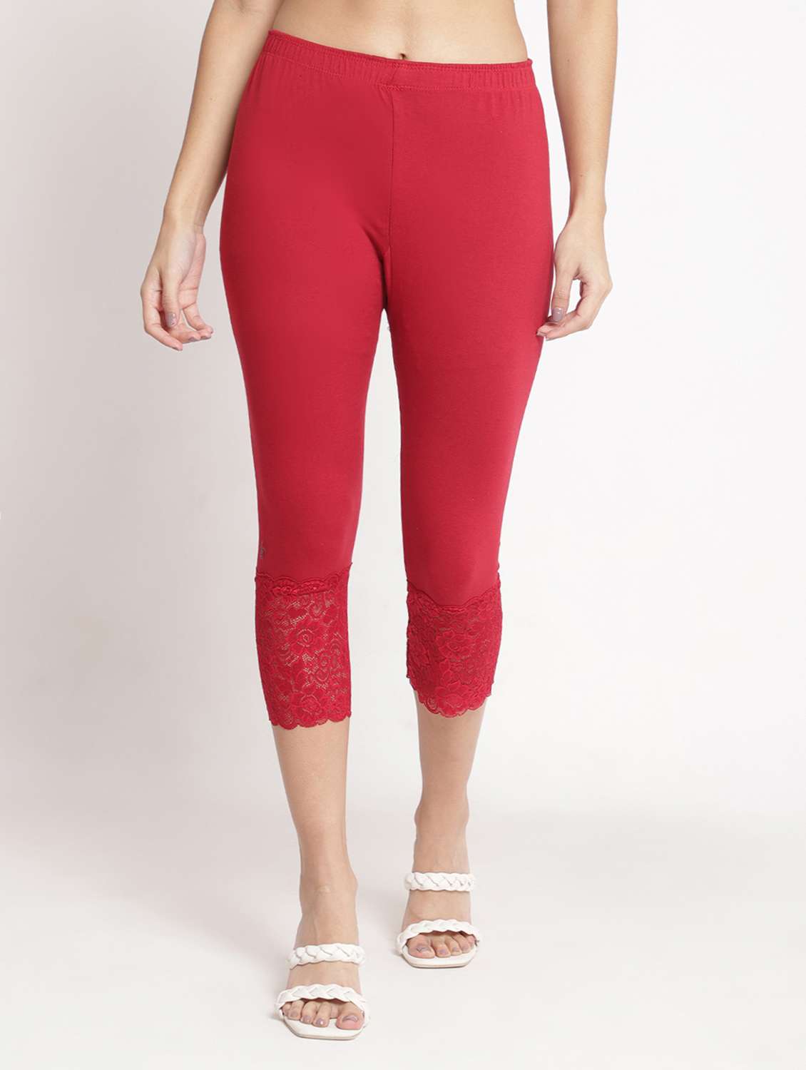 pack of 2 solid leggings capri - 19295562 - Standard Image - 3
