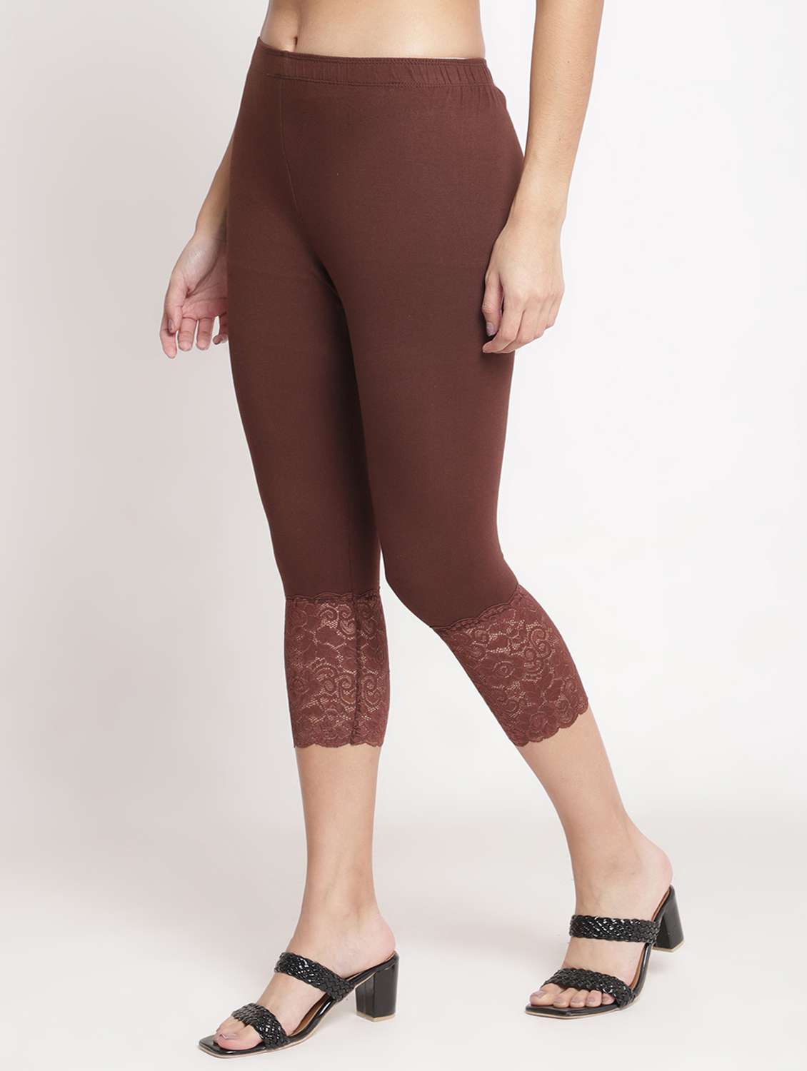 pack of 3 solid leggings capri - 19295598 - Standard Image - 3
