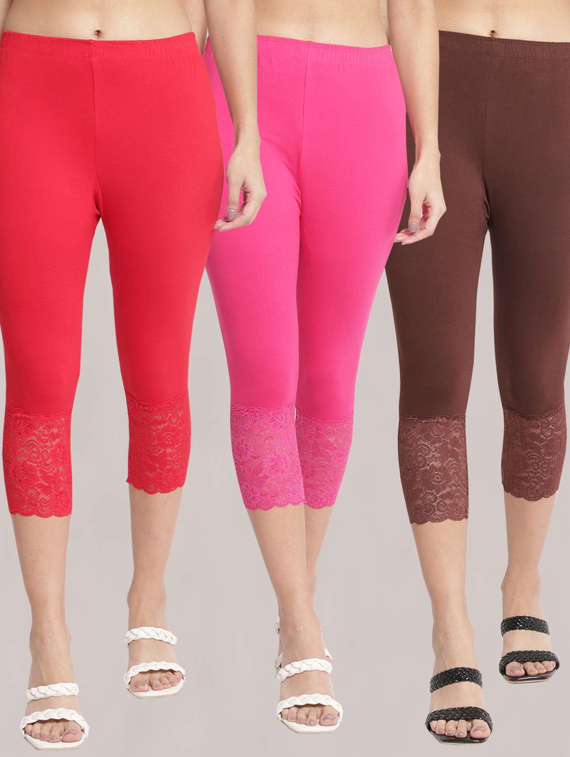 pack of 3 capri leggings 
