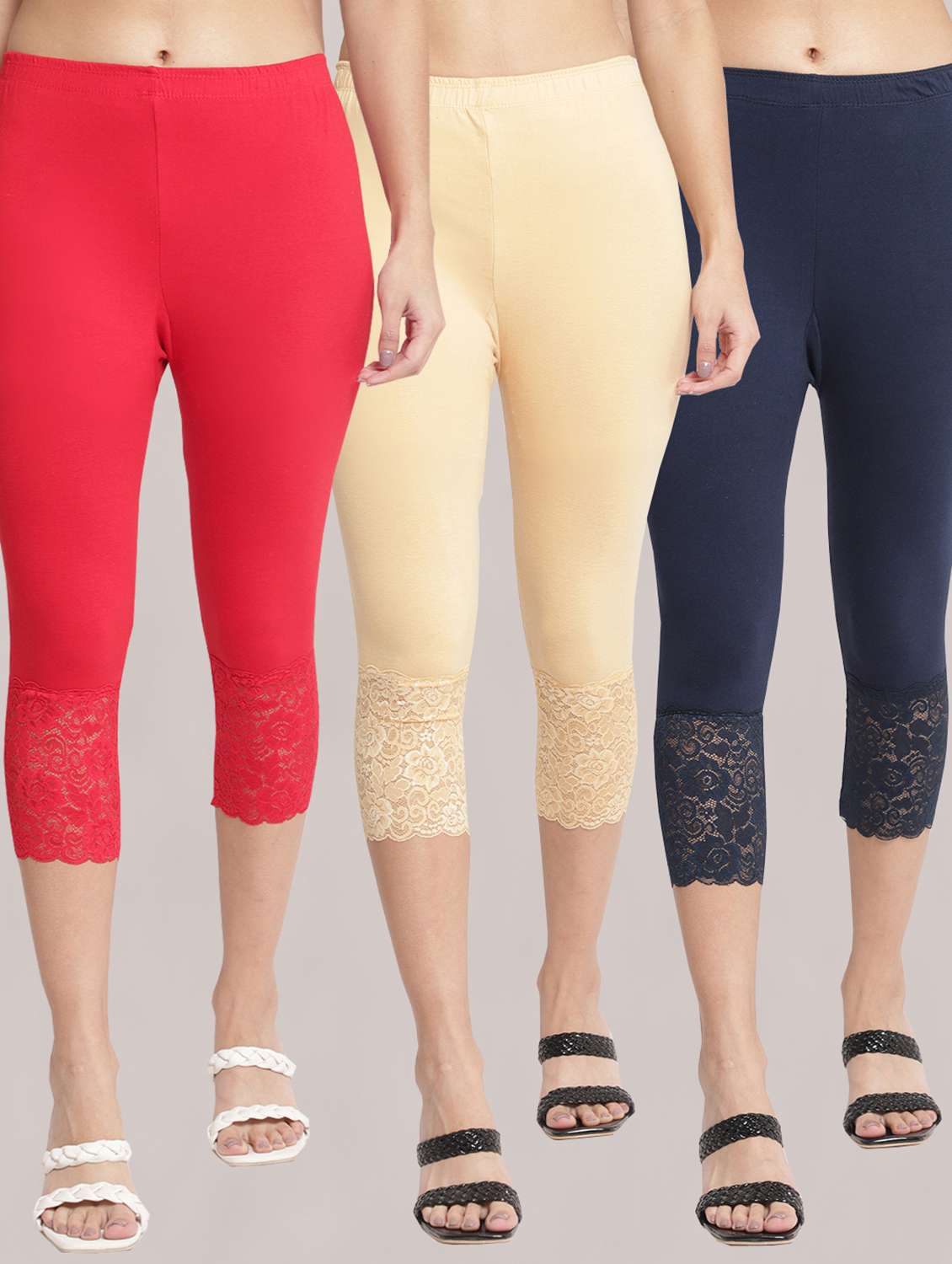 pack of 3 capri leggings 