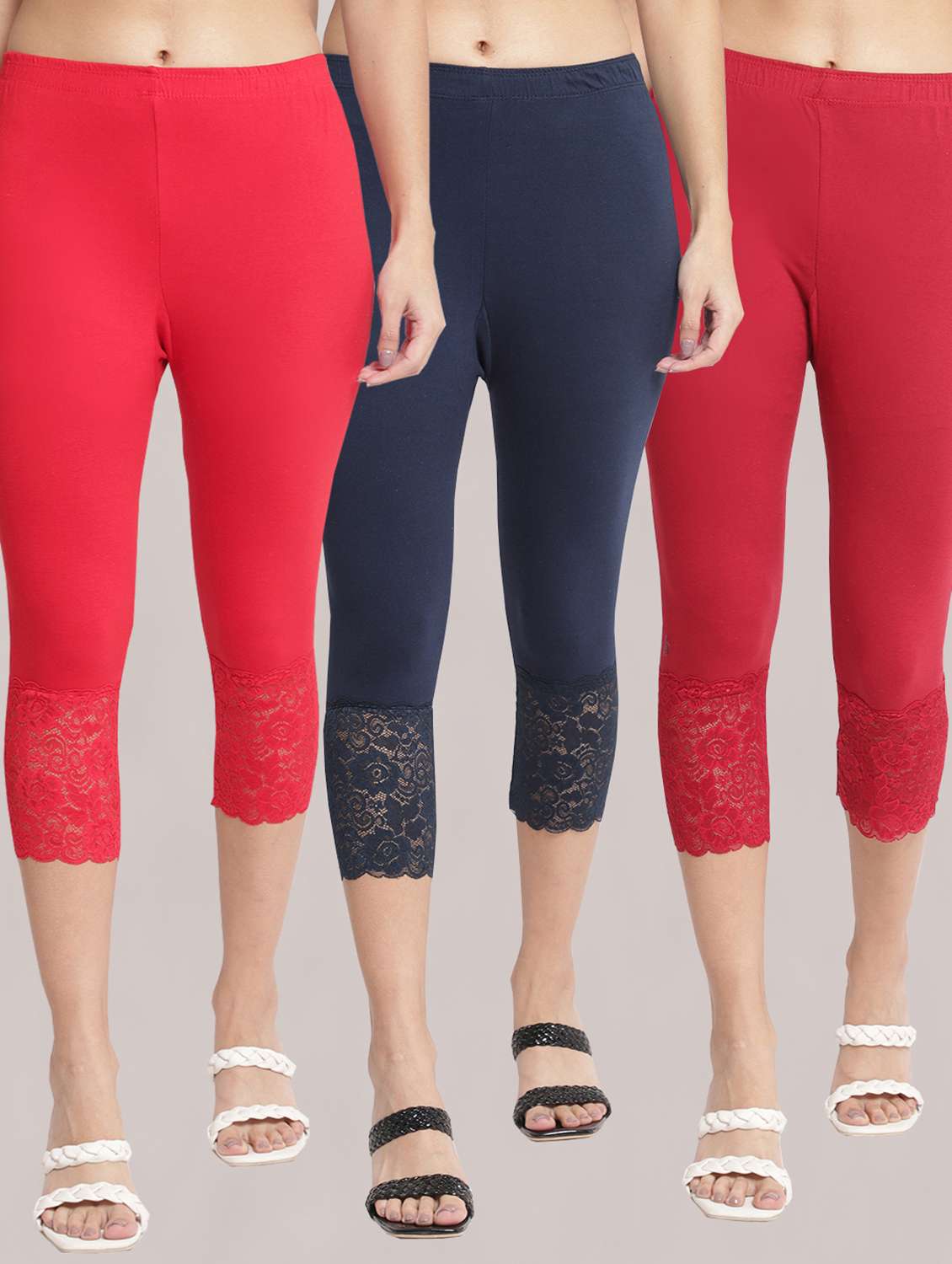 pack of 3 capri leggings 
