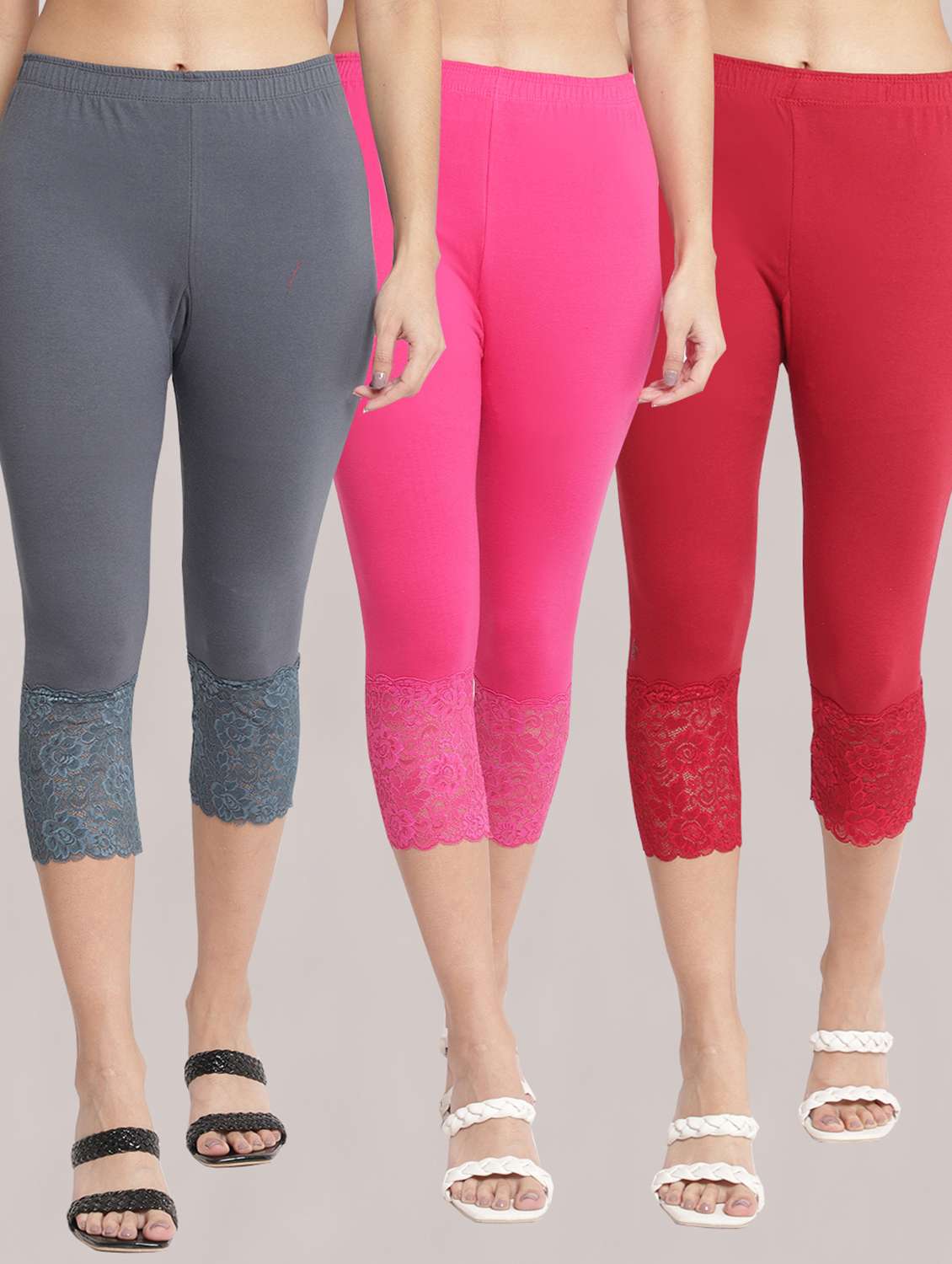 pack of 3 capri leggings 